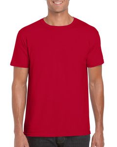 Gildan GD001 - Softstyle™ adult ringspun t-shirt Cherry red