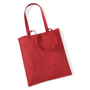 Westford Mill WM101 - Promo shoulder tote Bright Red