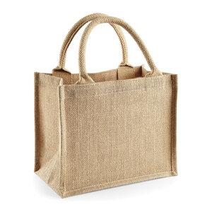 Westford Mill WM412 - Jute mini gift bag Natural