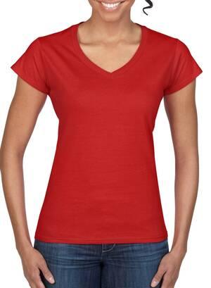 Gildan GI64V00L - Softstyle Ladies V-Neck T-Shirt