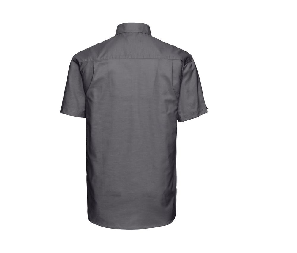Russell Collection JZ933 - Men's Oxford Cotton Short Sleeve Shirt