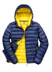 Result RS194 - Mens Snow Bird Padded Jacket Navy/Yellow