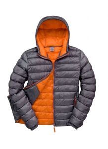 Result RS194 - Mens Snow Bird Padded Jacket Grey/Orange