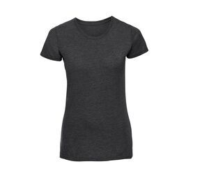 Russell JZ65F - HD Women's Short Sleeve T-Shirt Grey Marl