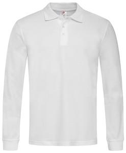 Stedman STE3400 - Polo LS for men Stedman White