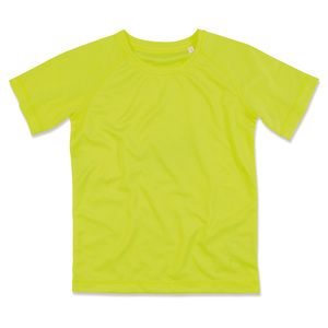 Stedman STE8570 - Crew neck T-shirt for children Stedman - ACTIVE 140 Cyber Yellow