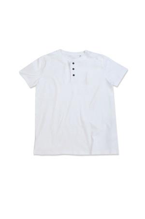 Crew neck T-shirt with buttons for men Stedman 