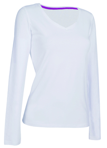 Stedman STE9720 - Long sleeve for women Stedman - CLAIRE White