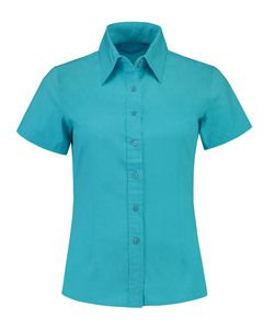 Lemon & Soda LEM3986 - Shirt Poplin SS for her Turquoise