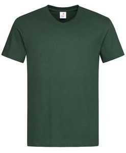 Stedman STE2300 - V-neck T-shirt SS for men Stedman Classic-T Bottle Green