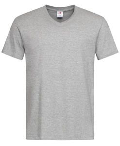 Stedman STE2300 - V-neck T-shirt SS for men Stedman Classic-T Grey Heather