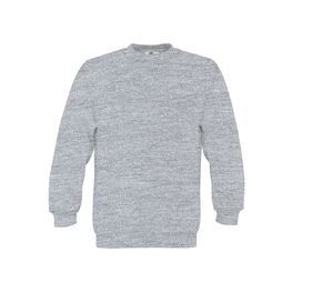 B&C BC501 - Child Sweater 80/20 straight sleeves 280 PST Heather Grey