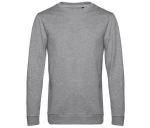 B&C BCU01W - Round Neck Sweatshirt # Heather Grey