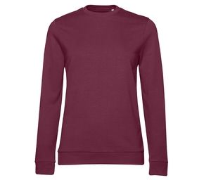 B&C BCW02W - Women's Round Neck Sweatshirt # woman Wine