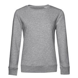 B&C BCW32B - Women's Organic Round Neck Sweatshirt Heather Grey