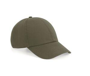 Beechfield BF054 - Organic Cotton 6 Panel Cap Olive Green