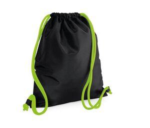 Bag Base BG110 - Premium Gymsac Black/ Lime Green