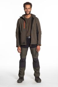 Herock HK175 - Softshell Trystan jacket Dark Khaki/Black