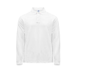 JHK JK215 - Long-sleeved man polo White