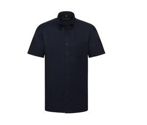 Russell Collection JZ933 - Mens Oxford Cotton Short Sleeve Shirt