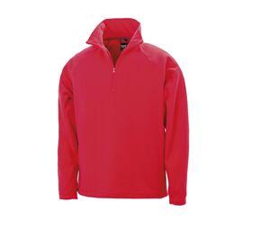 Result RS112 - Zipped collar lightweight microfleece Red