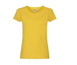 Fruit of the Loom SC1422 - Women's round neck T-shirt Sunflower