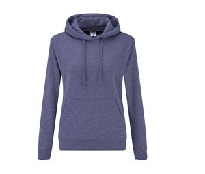 Fruit of the Loom SC269 - Lady Fit Hooded Sweat Vintage Heather Navy