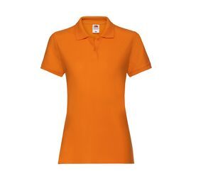 Fruit of the Loom SC386 - Women's Cotton Polo Shirt Orange