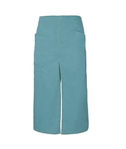 VELILLA V4209 - LONG APRON WITH OPENING AND POCKETS Turquoise