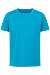 STEDMAN STE8170 - T-shirt Interlock Active-Dry SS for kids Hawaii Blue