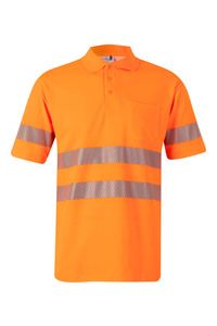 Velilla 305522 - RS SS COTTON POLO Hi-Vis Orange