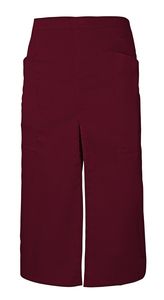 Velilla 404209 - LONG APRON Maroon