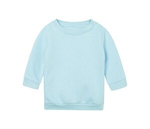 BABYBUGZ BZ064 - Baby set-in sweatshirt Dusty Blue