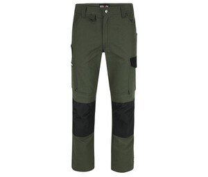 HEROCK HK015 - Multipocket workwear trousers Dark Khaki
