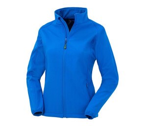 RESULT RS901F - WOMENS RECYCLED 2-LAYER PRINTABLE SOFTSHELL JACKET Royal