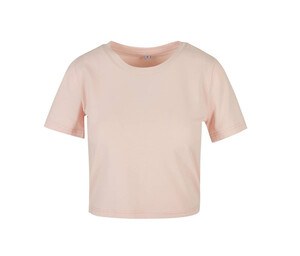 Build Your Brand BY042 - T-Shirt cropped Pink