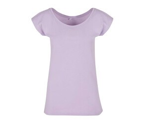 BUILD YOUR BRAND BYB013 - LADIES WIDE NECK TEE