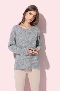 Long sleeve pullover for women Stedman