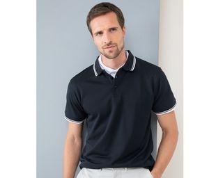 Henbury HY482 - Polo collar and contrasting sleeves